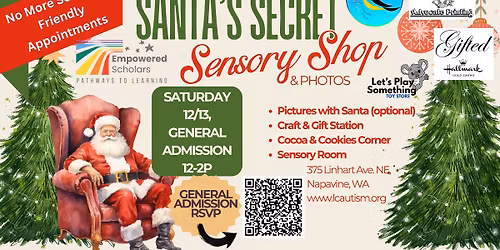 Santa's Secret Sensory Shop & Photos