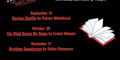 Books and Brews book club!! Nov.