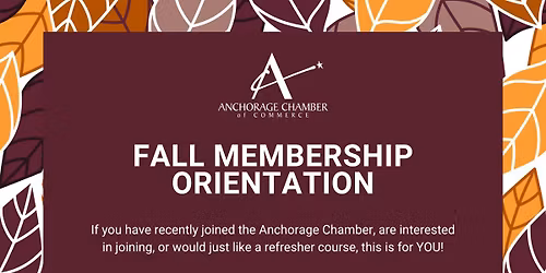 Fall Membership Orientation