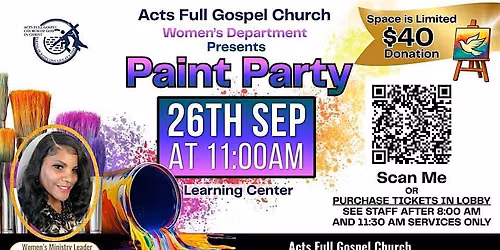 Women's Canvas & Totes Paint Party