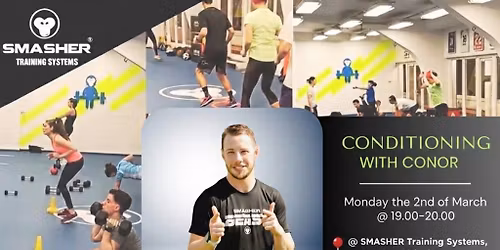 BAIS FREE GROUP FITNESS CLASS: Launching Conditioning with Conor @ SMASHER