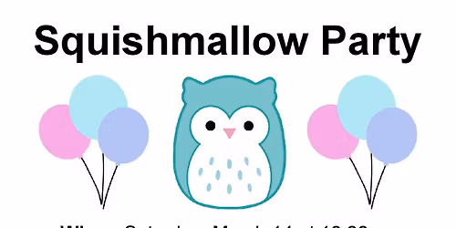 Squishmallow Party at Moss Memorial Library