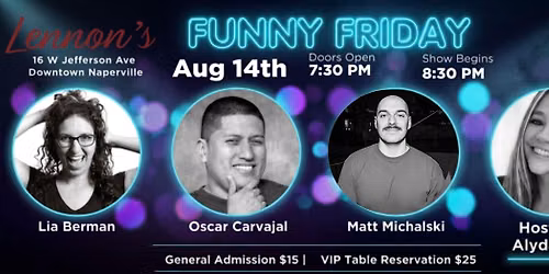 Funny Friday at Lennon's in Naperville!