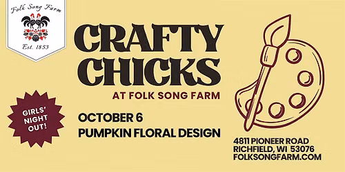 Crafty Chicks: Pumpkin Floral Design Workshop