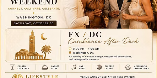 FX DC | Casablanca After Dark - A Moroccan Inspired Cocktail Soiree
