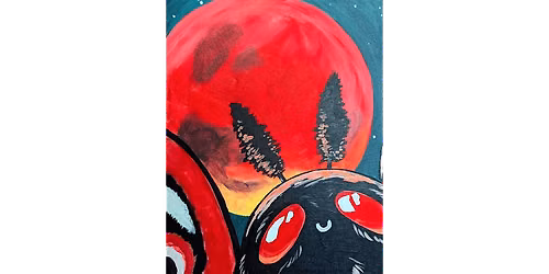 Mothman Moonrise - Paint and Sip in Phoenix | Classpop!\u2122