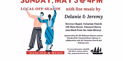 Local Off-Season Dancing & Music with live music by Delanie & Jeremy