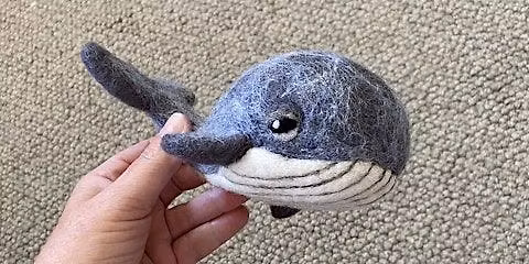 Needle Felted Winnie the Whale Workshop