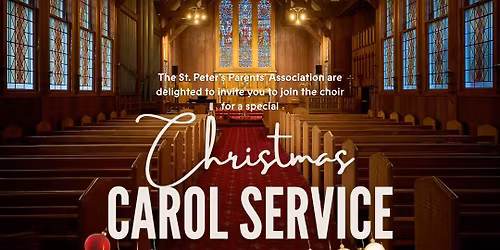 SPPA Christmas Carols in our school Chapel