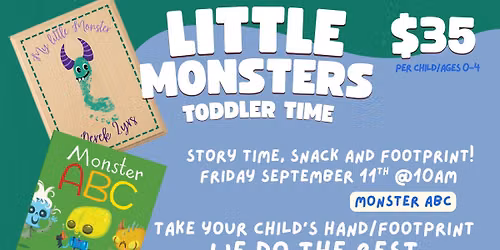Little Monsters Toddler Time