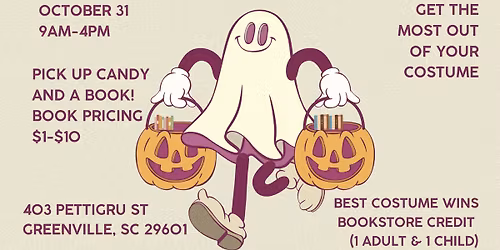 Trick or Treat at Flourish Bookstore