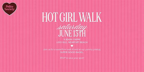 Hot Girl Walk with Polite Society!