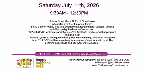 Rock 'N' Enroll Open House