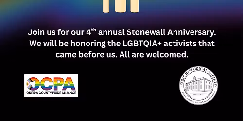 Stonewall Anniversary 2026