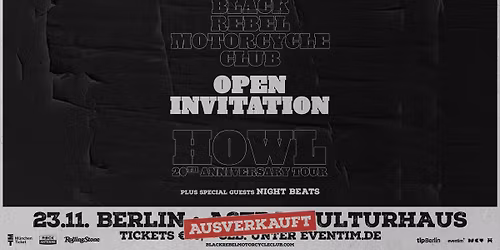 Black Rebel Motorcycle Club | Berlin - AUSVERKAUFT