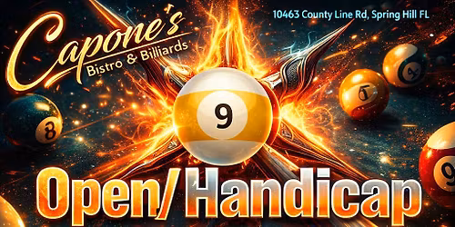 Open Handicap 9 Ball - Capones 