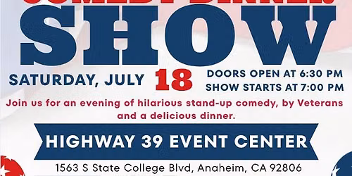 Patriots and Paws Comedy Night\/Dinner Fundraiser