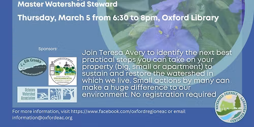 Workshop - Watershed Friendly Certification