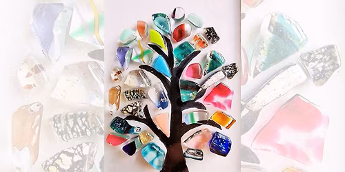 Tree Appliqu\u00e9 Glass Workshop