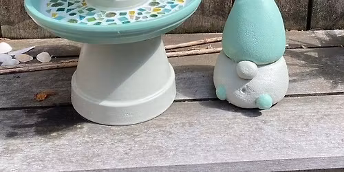 Reloved and upcycling: 'Verbluffend vogelbad in moza\u00efek'