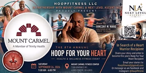 8th Annual Hoop For Your Heart Event- FIND SOMETHING YOU LOVE AND MOVE!!!!