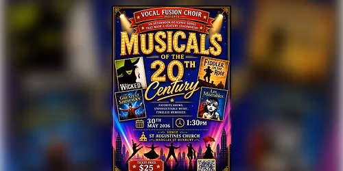 Vocal Fusion Choir presents Musicals of the 20th Century