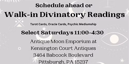 Tarot and Mediumship Readings!