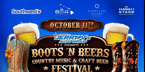 Boots n Beers country music & craft beer festival!