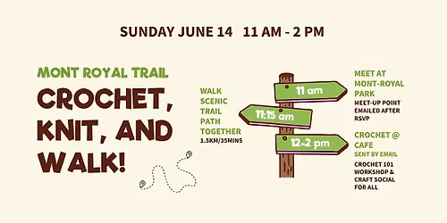 Walk and Craft! (Sun June 14)