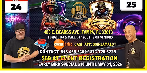 Tampa DJ Boot Camp save 50% off until May 31st