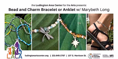  Bead & Charm Bracelet or Anklet w\/ Marybeth Long