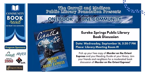 One Book One Community Book Discussion