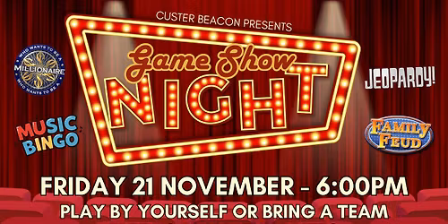 Gameshow Night at The Custer Beacon