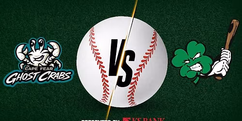 Cape Fear Ghost Crabs vs. Clayton Clovers June 25th