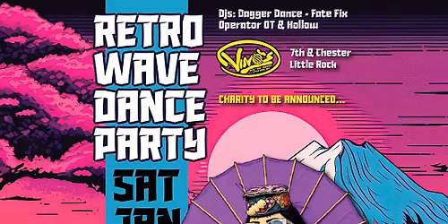 RETROWAVE DANCE PARTY TO BENEFIT CHARITY 