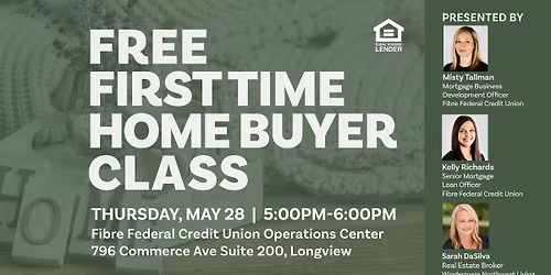 FREE First Time Home Buyer Class