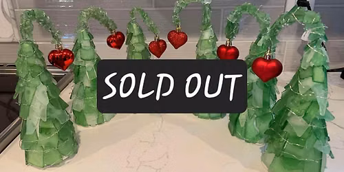 Grinch Sea Glass Trees
