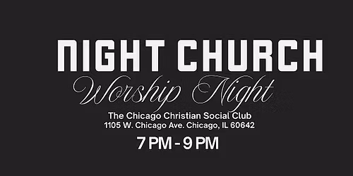 Night Church Worship Night