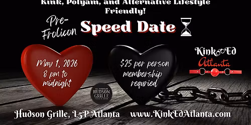 Pre-Frolicon Speed Date