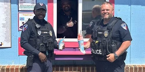 Ice Cream (or Snoball) with a Cop