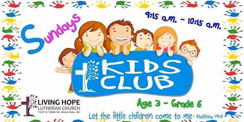 Kids Club Sundays at Living Hope