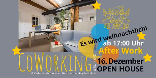 Open House & After Work im CoWorking Bad T\u00f6lz