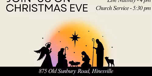 Christmas Eve Service - Live Nativity, Worship