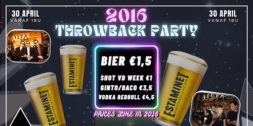 2016 Throwback Party @Delta