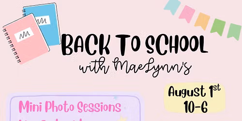 Back To School Event