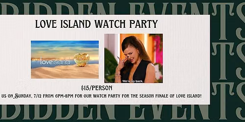 Love Island Season Finale Watch Party