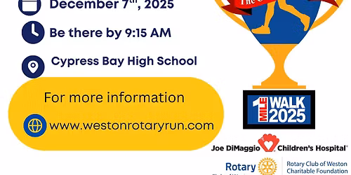 City of Weston Commission Cup and Rotary Health&Fitness Festival