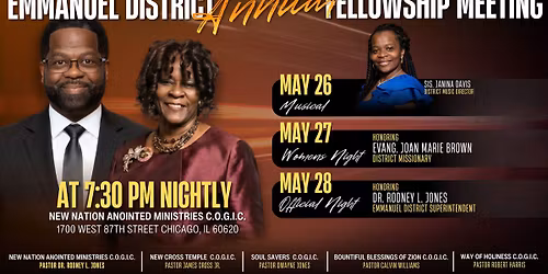 Emmanuel District 2026 Annual Fellowship Meeting