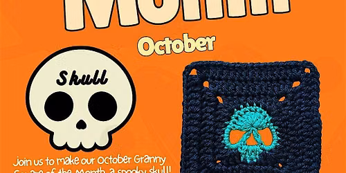 Crochet Granny Square of the Month Club! \u2728 October