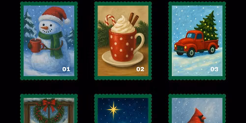 Carols & Canvas Fun and PAINT IT FORWARD